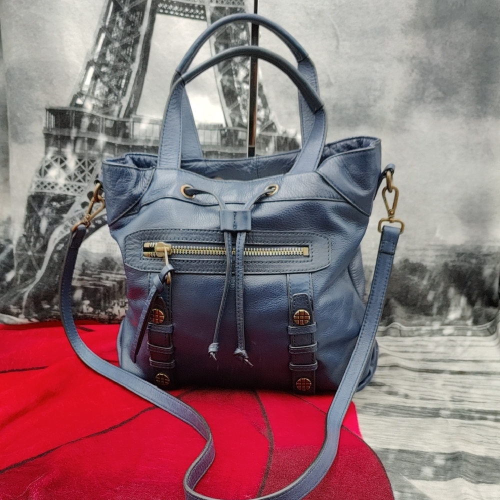 Joelle Hawkens Women's Ursula Convertible Bucket Bag Blue